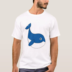 Camiseta el ocio de una ballena azul