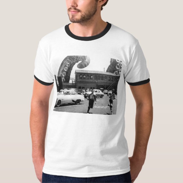 Camiseta El Oct8pus vino del mar (Anverso)