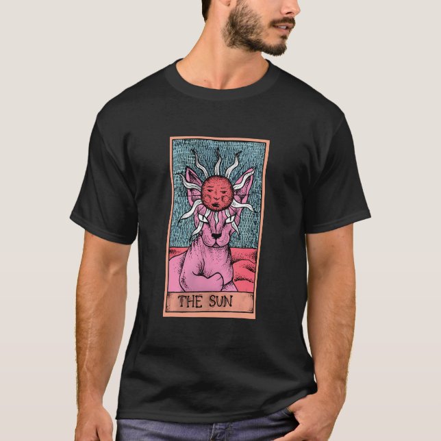 Camiseta El oculto gótico del lector de tarjetas tarot para (Anverso)