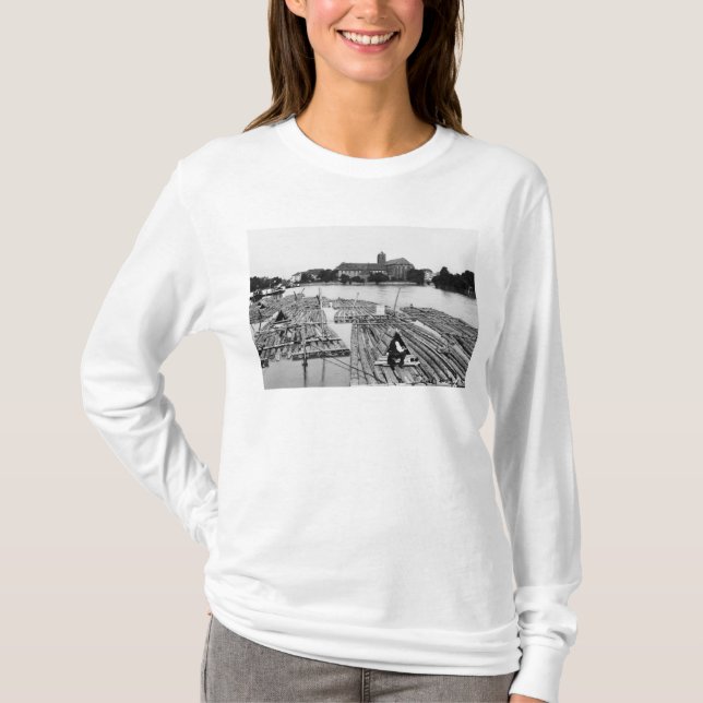 Camiseta El Oder en Breslau Polonia, c.1910 (Anverso)