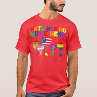 Camiseta El odio LGBT no tiene hogar aquí 