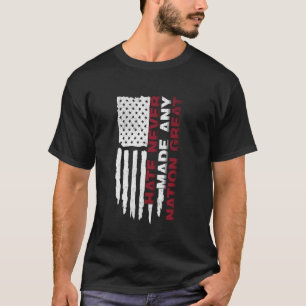 Camiseta El odio nunca hizo grande a ninguna nación Igualda