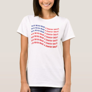 Camiseta El Odio Nunca Hizo Grande Un País - Harris Walz 24