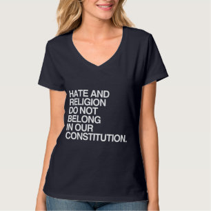 CAMISETA EL ODIO Y LA RELIGIÓN NO PERTENECEN - .PNG