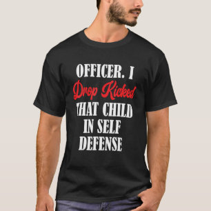 Camiseta El Oficial Que Caí Golpeó A Ese Niño En Defensa Pr