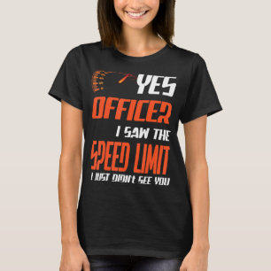 Camiseta El Oficial Vi La Carreras De La Calle Límite De Ve
