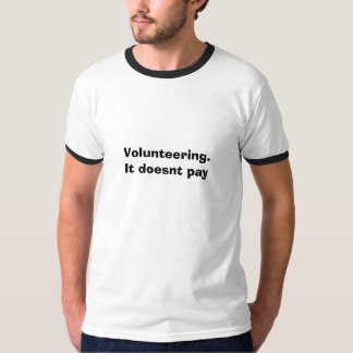 Camiseta El ofrecerse voluntariamente