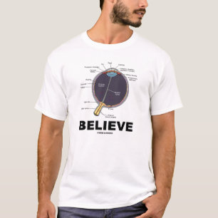 Camiseta El ojo cree (creo humor anatómico)