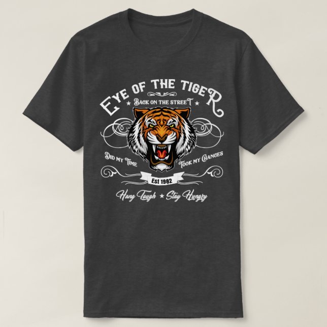 Camiseta El ojo de la roca del tigre (Diseño del anverso)