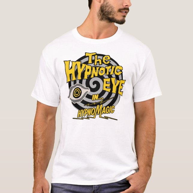 Camiseta ¡El ojo hipnótico - "en HypnoMagic"! (Anverso)