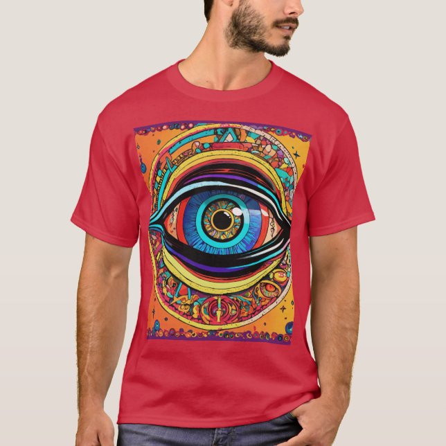 Camiseta El ojo sin pestañear de la criatura (Anverso)