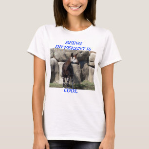 Camiseta el okapi que es diferente es fresco