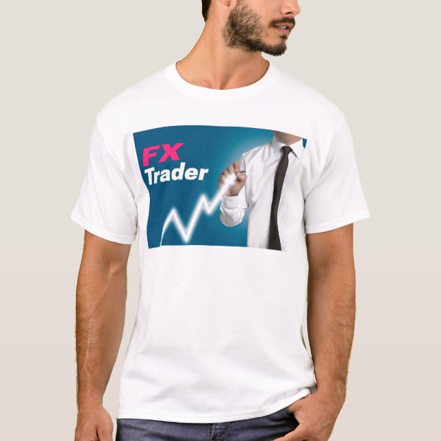 Camiseta El operador de divisas obtiene el precio de mercad (Anverso)