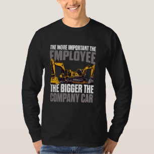 Camiseta El Operador Excavador Funny El Mayor Ca De La Empr
