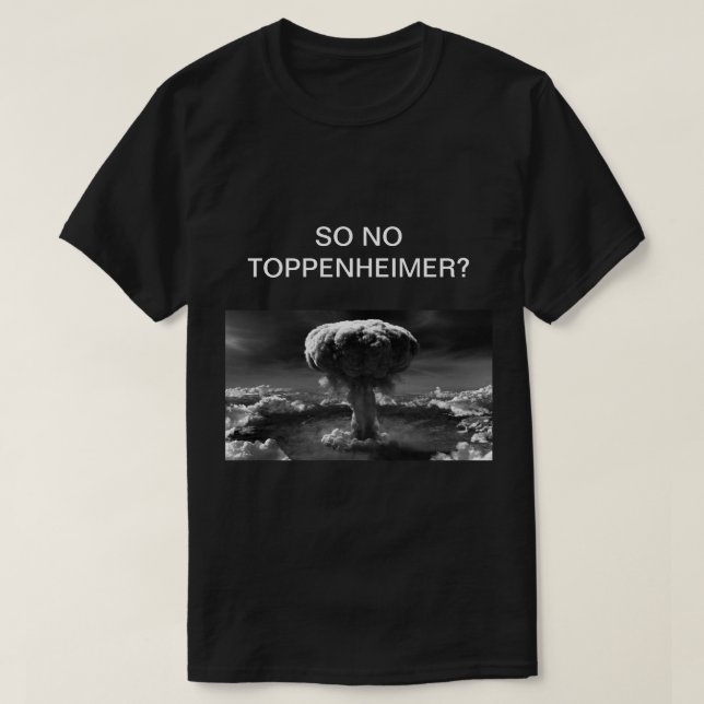 Camiseta El Oppenheimer (Diseño del anverso)