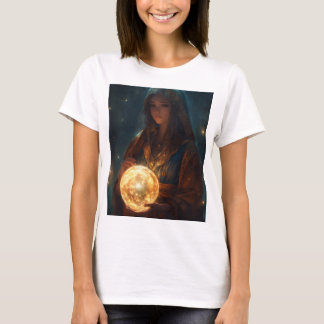 Camiseta El orbo del misterio: la luz en sus manos