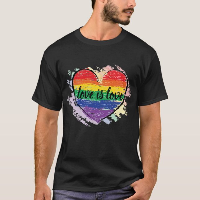 Camiseta El orgullo amor es amor (Anverso)