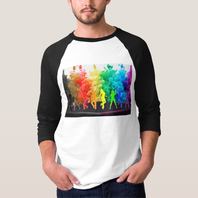 Camiseta El Orgullo Bailando de SlipperyJoe Sombra el arte  (Anverso)