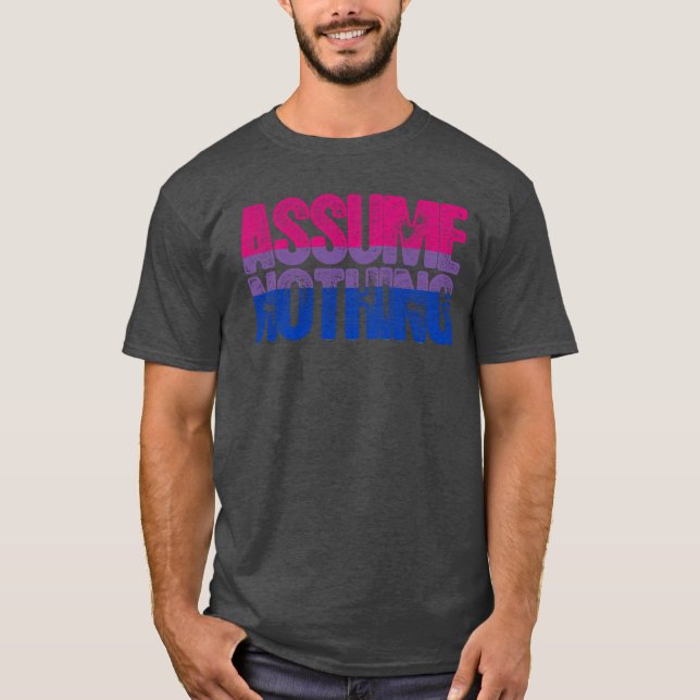 Camiseta El orgullo bisexual no supone nada (Anverso)