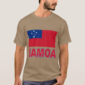 Camiseta El Orgullo de Samoa Diseño de la bandera nacional
