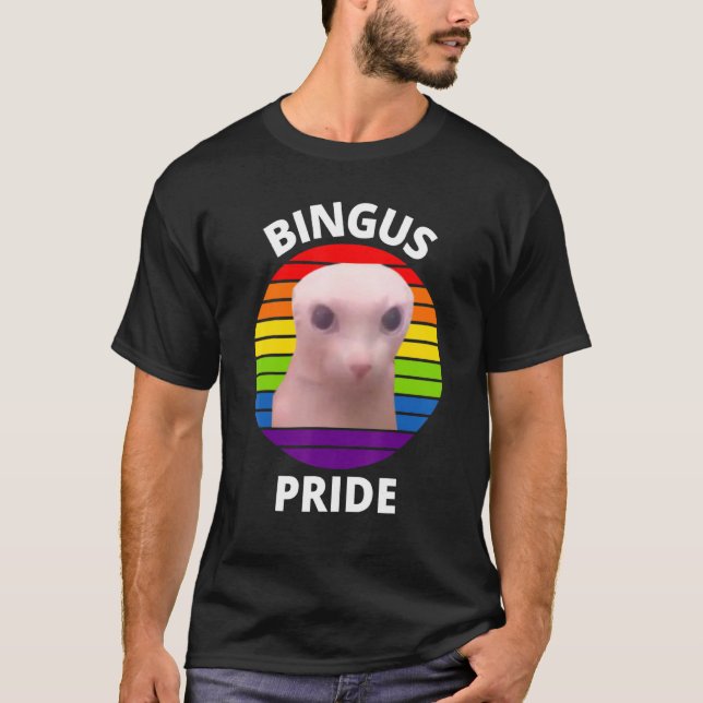 Camiseta El orgullo del Bingus calvo es mi querida esfinge  (Anverso)