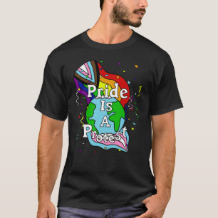 Camiseta El Orgullo Es Una Celebración LGBT De Protesta