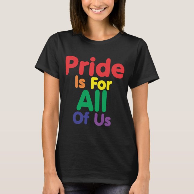 Camiseta El orgullo está para todos nosotros (Anverso)