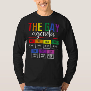 Camiseta El Orgullo Gay Agenda Lgbt