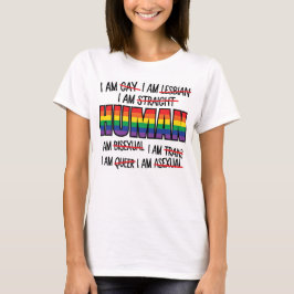 CAMISETA EL ORGULLO GAY COLOR DE RAINBOW DICE