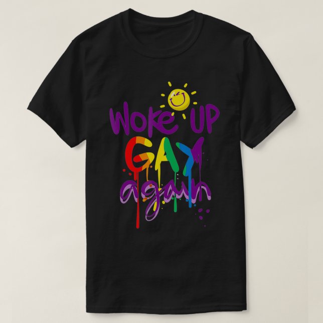 Camiseta El Orgullo Gay despertó a los homosexuales de nuev (Diseño del anverso)