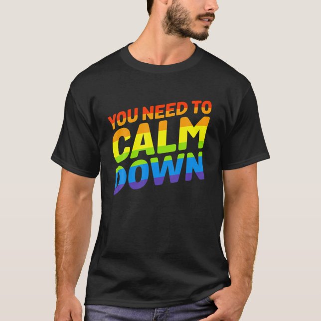 Camiseta El orgullo gay por la igualdad arcoiris que necesi (Anverso)