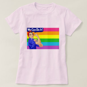 CAMISETA EL ORGULLO GAY ROSIE THE RIVETER: ¡PODEMOS HACERL