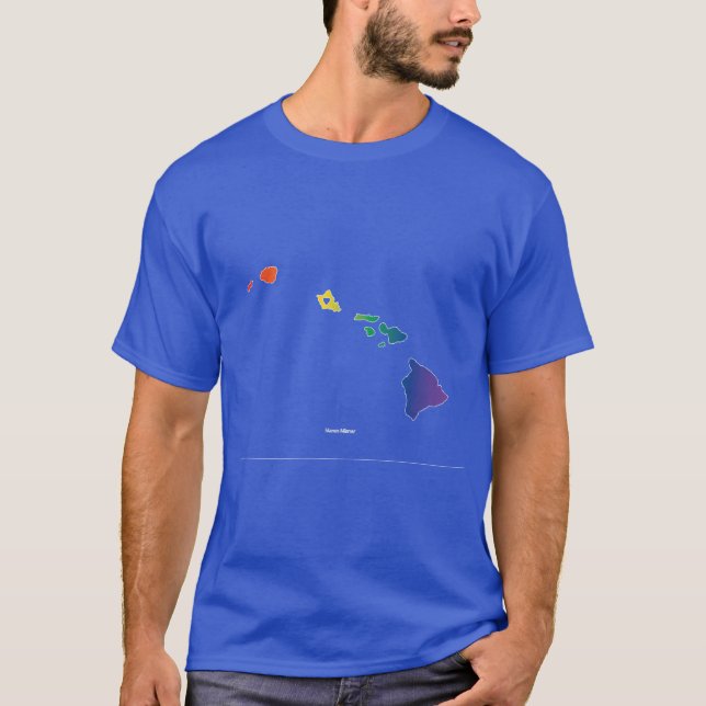 Camiseta El orgullo hawaiano sobredimensionado (Anverso)