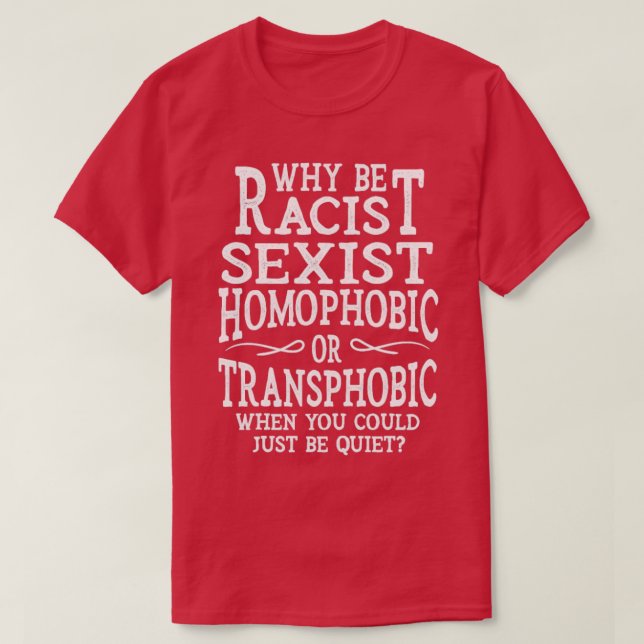 Camiseta El orgullo LGBT arcoiris matrimonio gay contra Tru (Diseño del anverso)