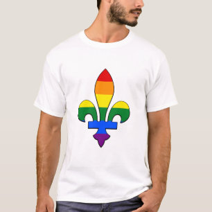 Camiseta El orgullo LGBT fleur-de-lis T-Shirt