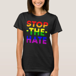 Camiseta El Orgullo LGBT por la Paz Detenga El Apoyo Transg