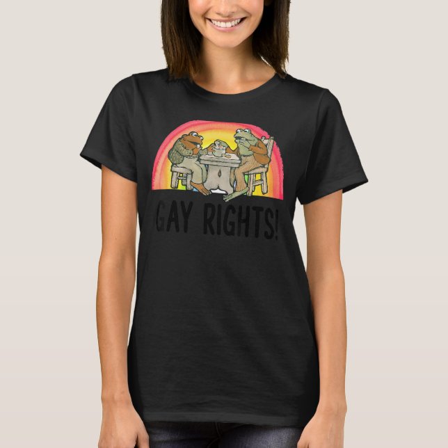 Camiseta El orgullo LGBT por los derechos de los gays de la (Anverso)
