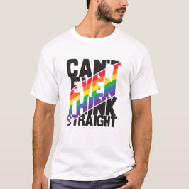 Camiseta El orgullo LGBTQ ni siquiera puede pensar en un ar