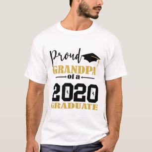Camiseta El orgulloso abuelo de un graduado de 2020