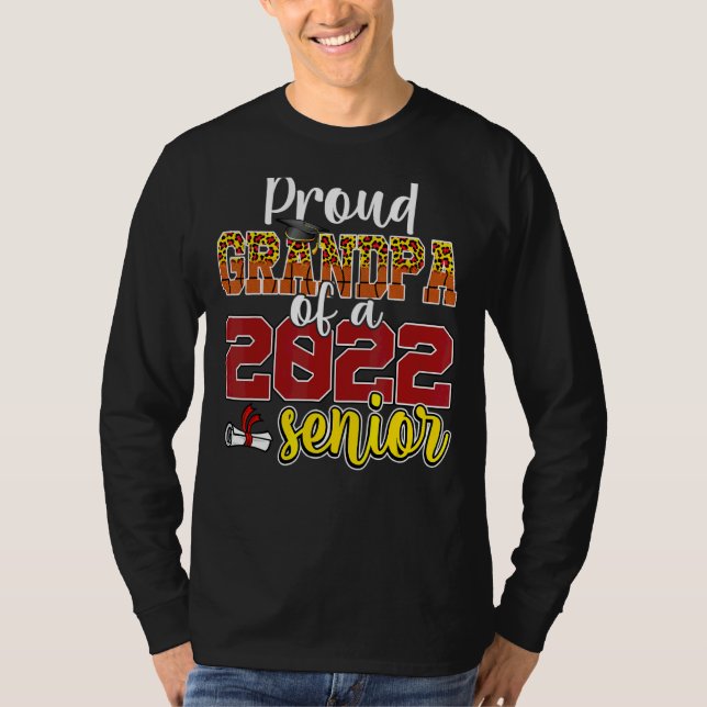 Camiseta El Orgulloso Abuelo De Una Basketba De Graduación  (Anverso)