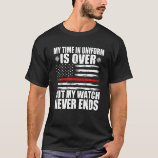 Camiseta El orgulloso bombero retirado Capitán Chi