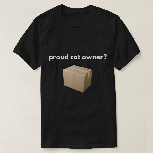 Camiseta el orgulloso dueño del gato schrodingers gato grac (Diseño del anverso)