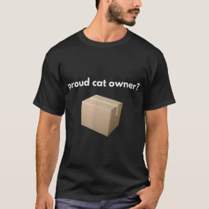 Camiseta el orgulloso dueño del gato schrodingers gato grac