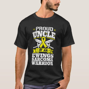 Camiseta El Orgulloso Tío De Un Guerrero De Ewings Sarcoma
