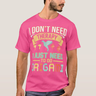 Camiseta El origami es gracioso diciendo que no hay regalo