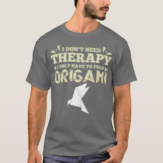 Camiseta El origami es gracioso diciendo que no hay regalo