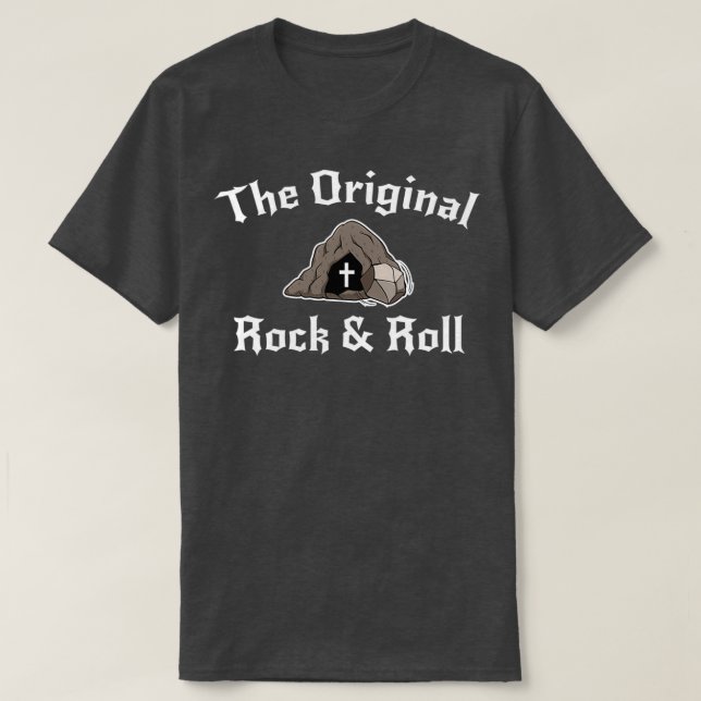 Camiseta El Original Rock And Rolly Funny Easter Design (Diseño del anverso)
