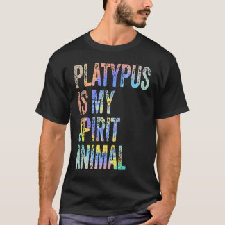 Camiseta El ornitorrinco es mi animal espiritual Ornitorrin