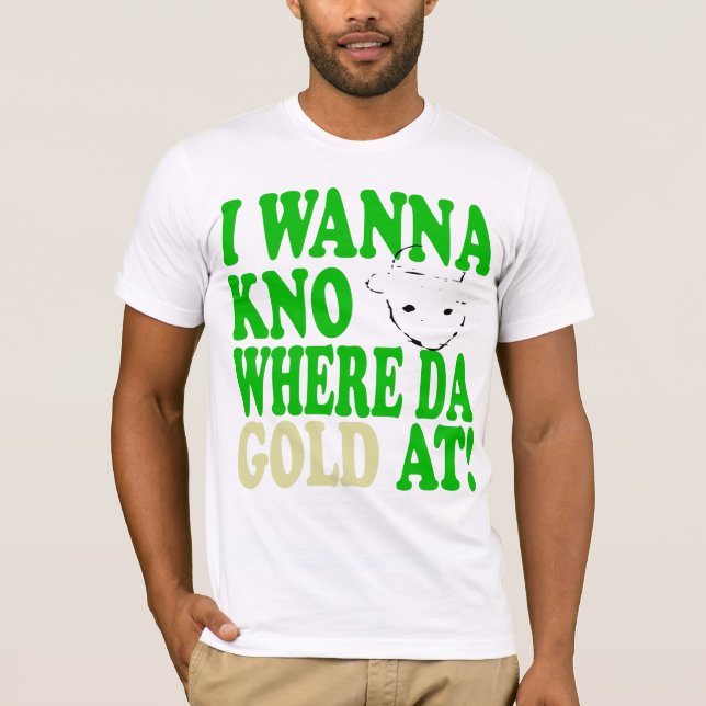 Camiseta El oro del Leprechaun de Crichton remezcla la (Anverso)