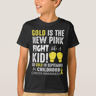 Camiseta El oro es el nuevo rosado - Conciencia sobre el cá